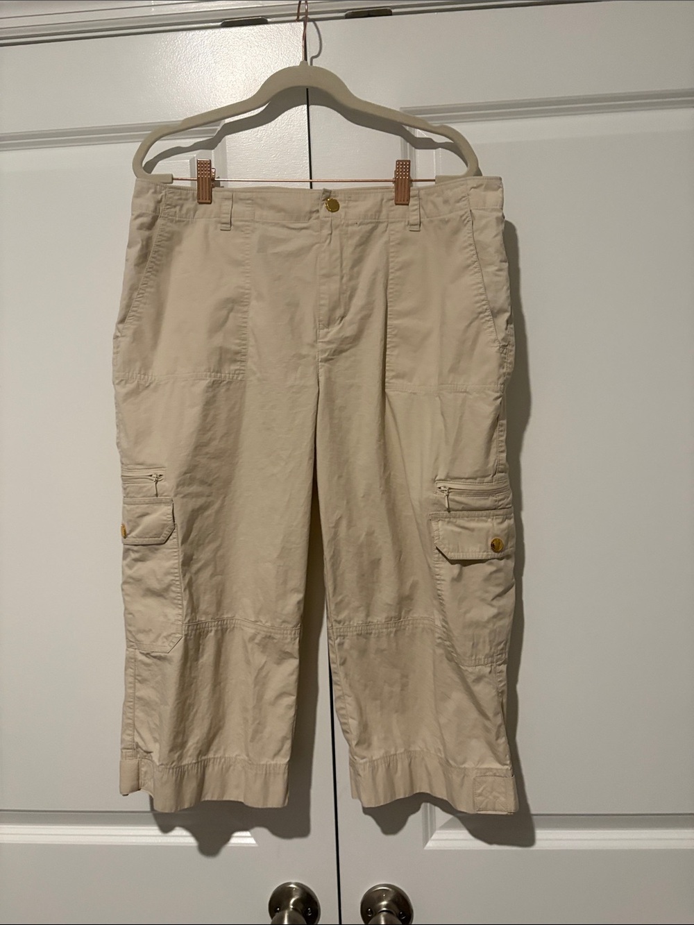 Lauren Ralph Lauren Tan Cargo Capris
